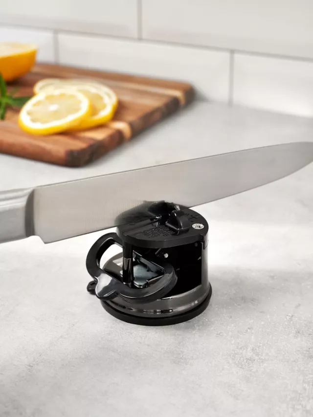 AnySharp Classic Pro Kitchen Knife Sharpener, Black - Free Shipping Worldwide