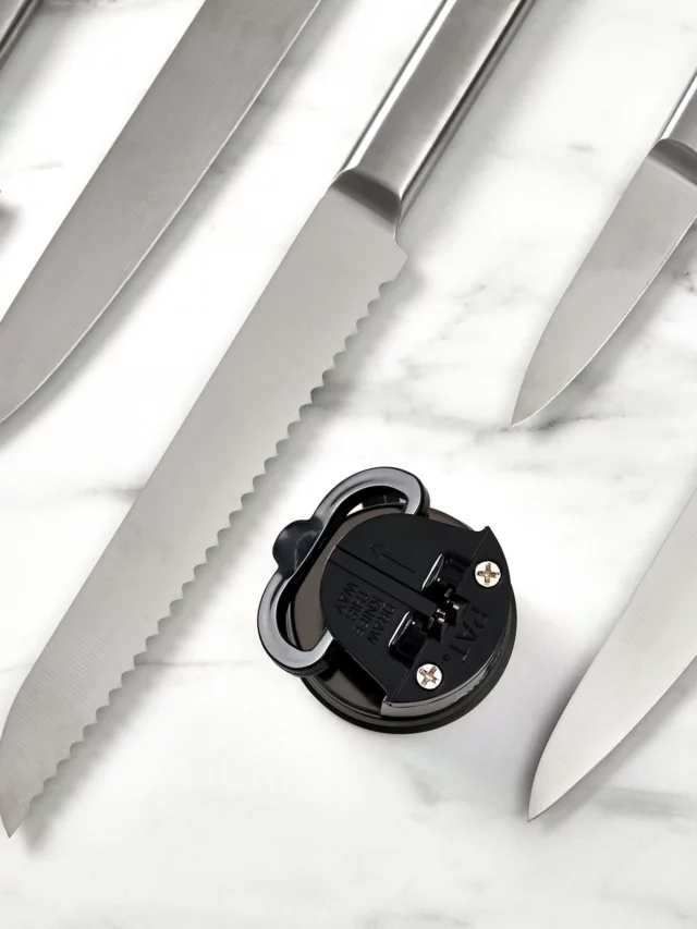 AnySharp Classic Pro Kitchen Knife Sharpener, Black - Free Shipping Worldwide