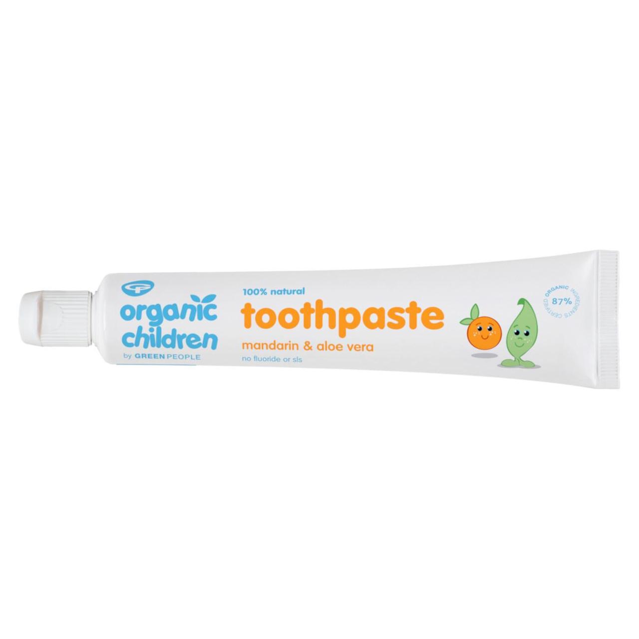 Organic Children Mandarin and Aloe Vera Fluoride Toothpaste - Free Shipping Worldwide