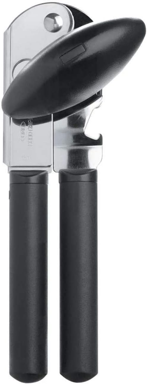 OXO Good Grips Soft Handled Tin Opener, Black/Silver - Free Shipping Worldwide