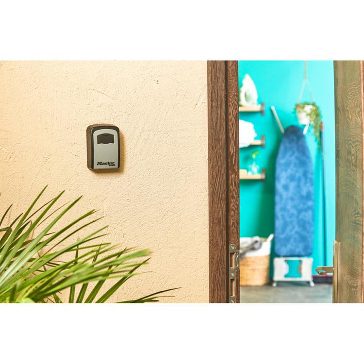 Master Lock Key Safe Wall Mounted, Medium 85 x 119 x 36 mm, Outdoor, Mounting Kit, for Home Office Industries Vehicles, Black & Silver - Free Shipping Worldwide