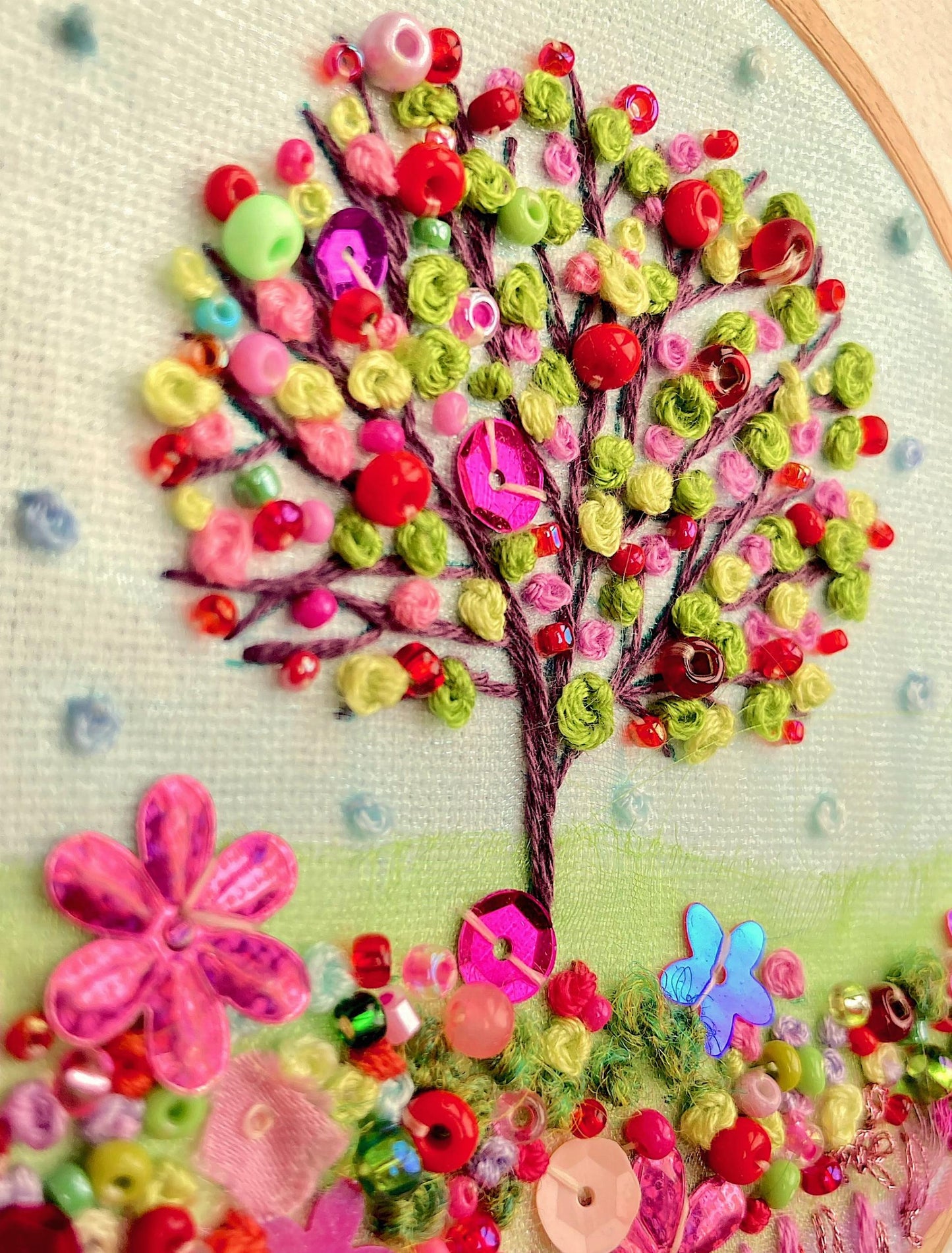 Embroidery Kit - Rowandean Summer Apple Tree - Free Shipping Worldwide
