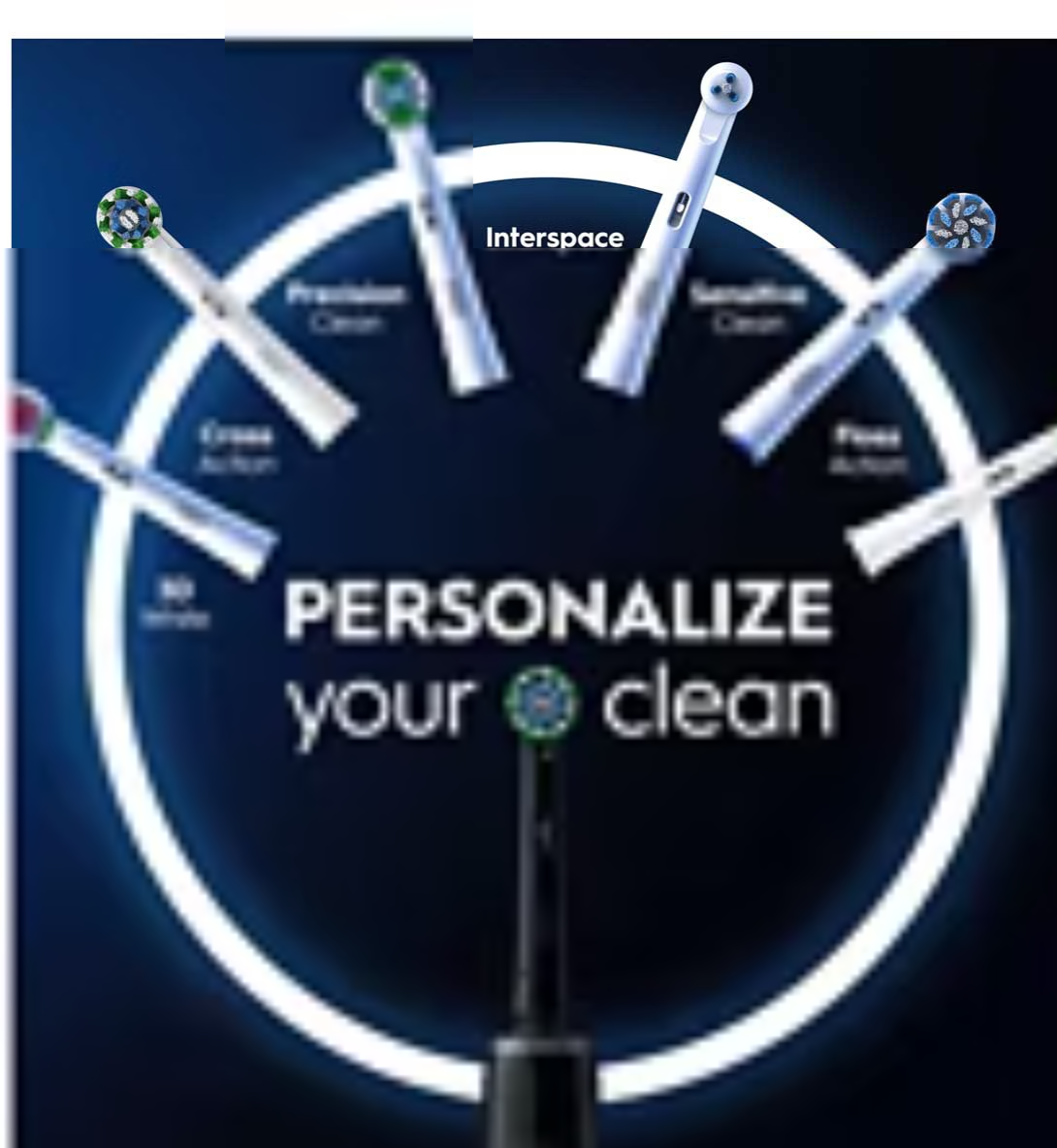 Oral-B Pro 3 - 3500 - Black Electric Toothbrush - Free Shipping Worldwide