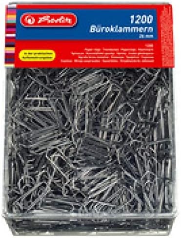 Herlitz 26 mm Paper Clips - Free Shipping Worldwide 