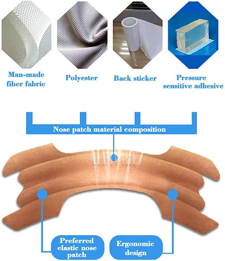 100 Count Nasal Strips Breathe Easy Stop Snoring Help Sleeping (66mm*19mm) | Free Shipping Worldwide