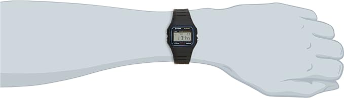 Casio Standard Digital Watch (With LED Light) F-91W-1JF - Free Shipping Worldwide