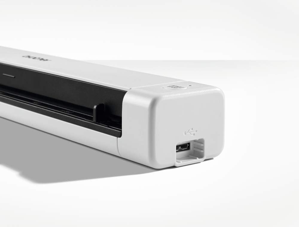 BROTHER DS-640 Document Scanner, USB 3.0, DSMobile, Portable, 15PPM, A4 Scanner, Includes Micro USB Cable, White | Free Shipping Worldwide