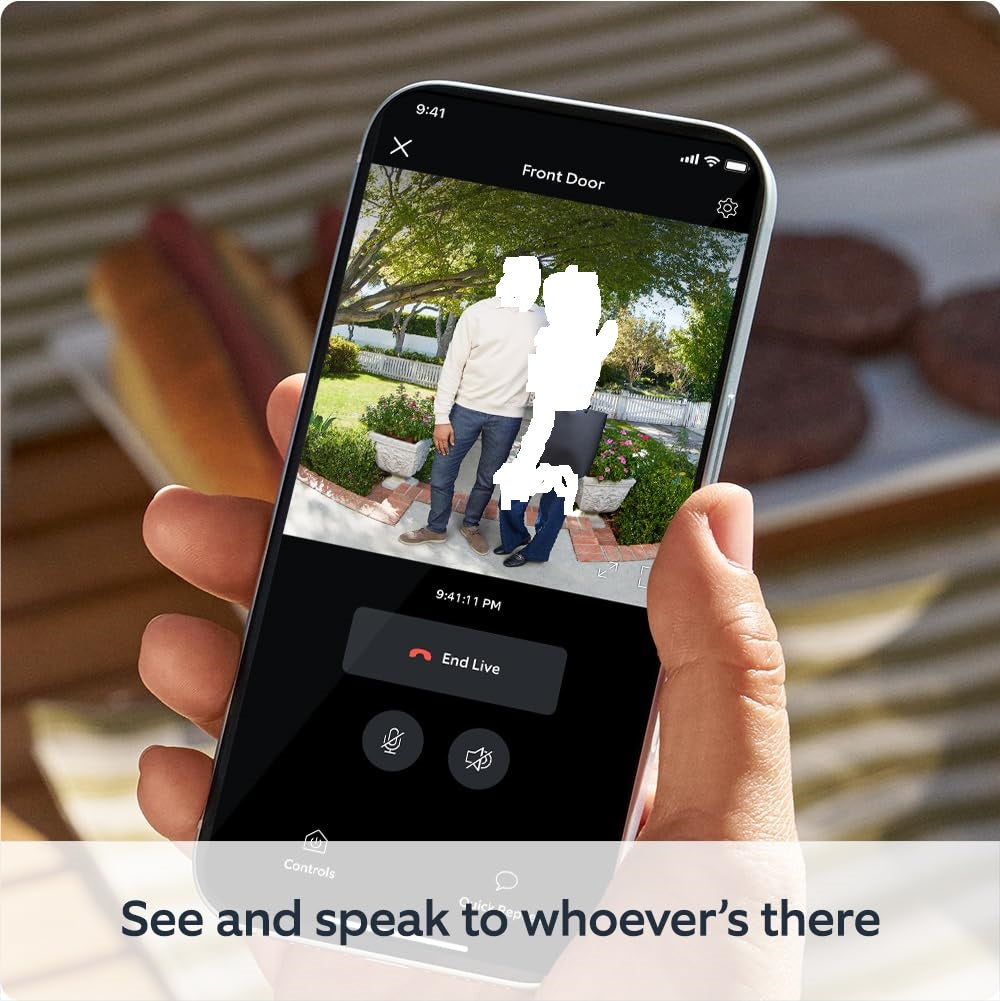 Ring Battery Video Doorbell (2024 release) | DIY Wireless Video Doorbell Camera I Head-To-Toe View, HD Video | Easy to install (5 min) | With Built-in Battery - Free Shipping Worldwide