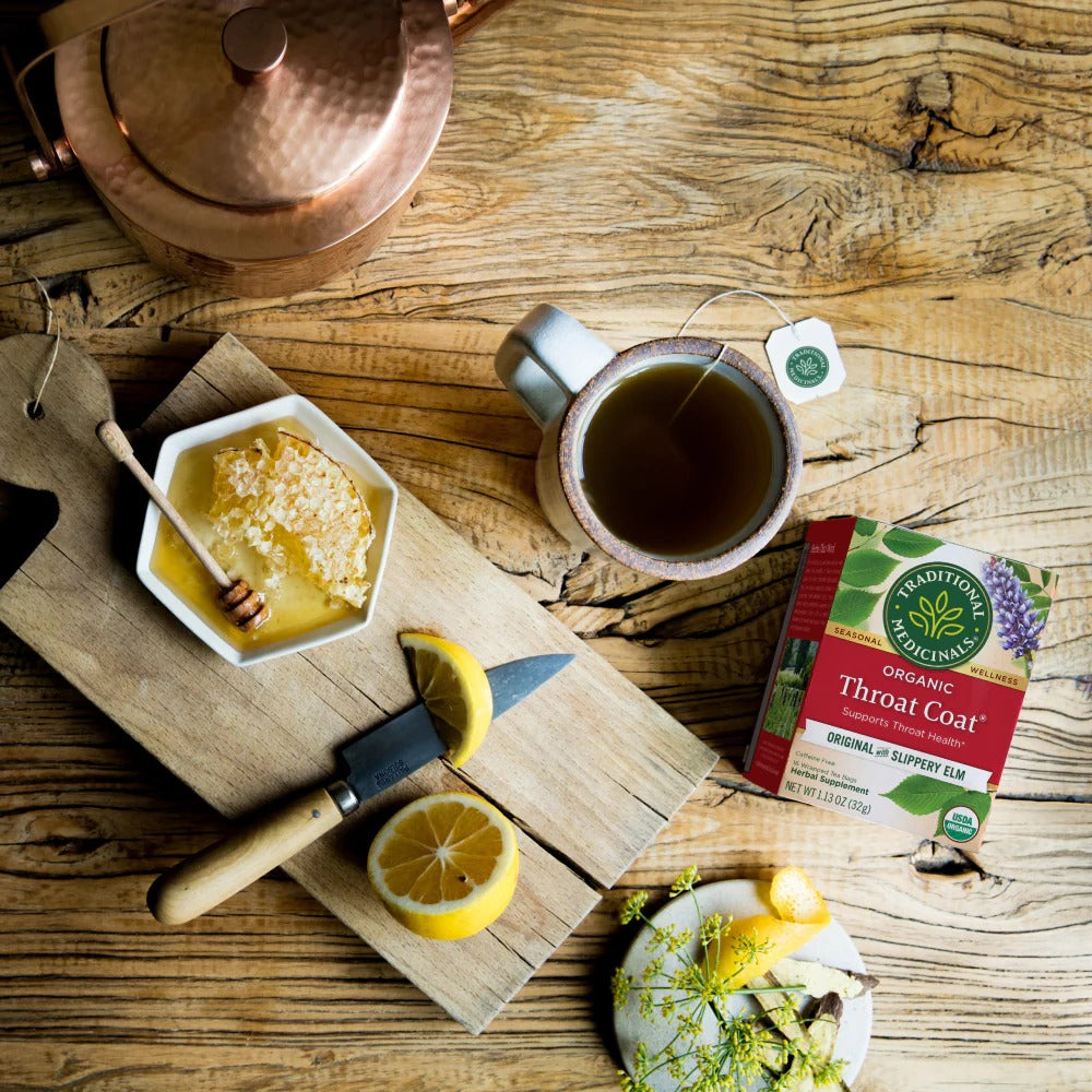Throat Coat® Tea - Organic, Herbal (Made in USA); Free Shipping Worldwide