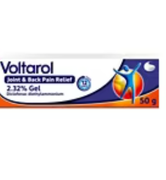 Voltarol Joint & Back Pain Relief 2.32% Gel - 50g - Free Shipping Worldwide