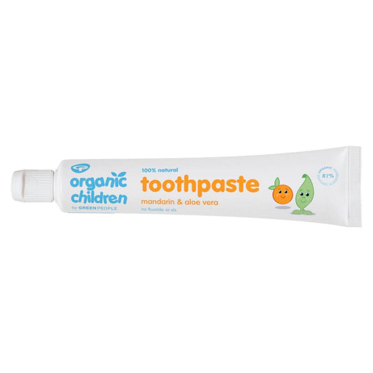 Organic Children Mandarin and Aloe Vera Fluoride Toothpaste - Free Shipping Worldwide