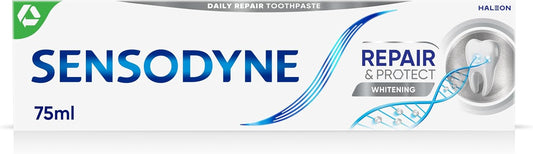 Sensodyne Toothpaste Repair and Protect, Teeth Whitening Toothpaste for Sensitive Teeth, 75ml - Free Shipping Worldwide&nbsp;
