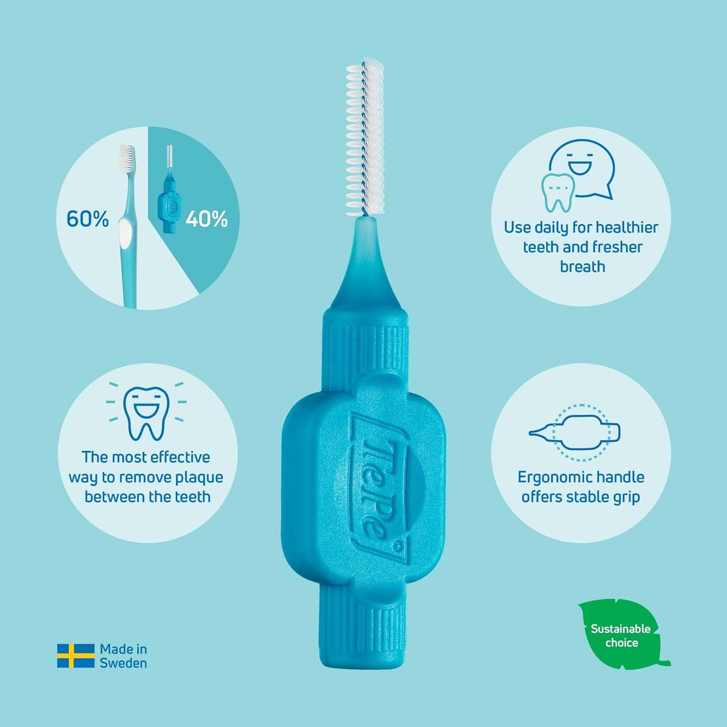 TePe Interdental Brush (Made in Sweden) - Free Postage Worldwide!