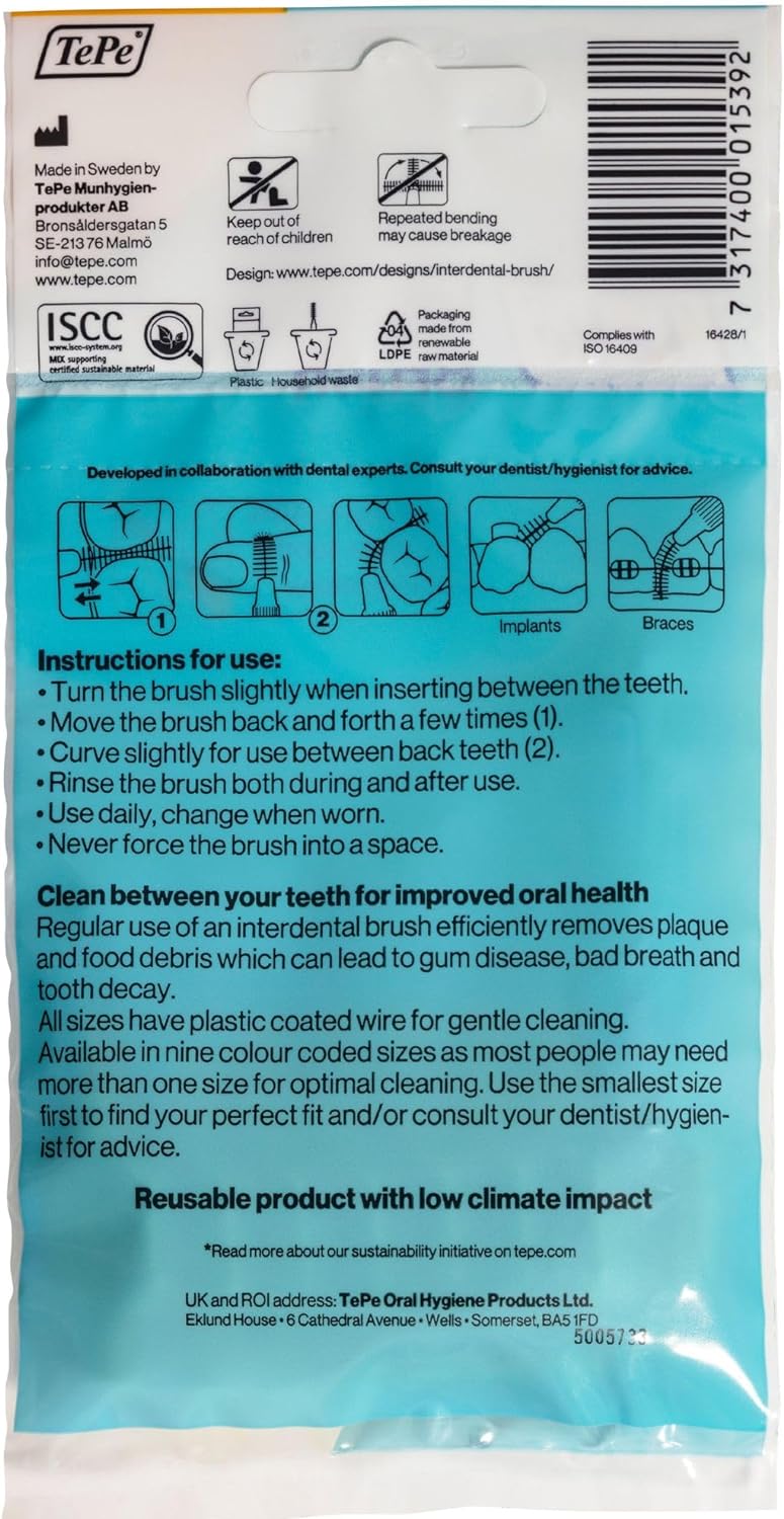 TePe Interdental Brush (Made in Sweden) - Free Postage Worldwide!