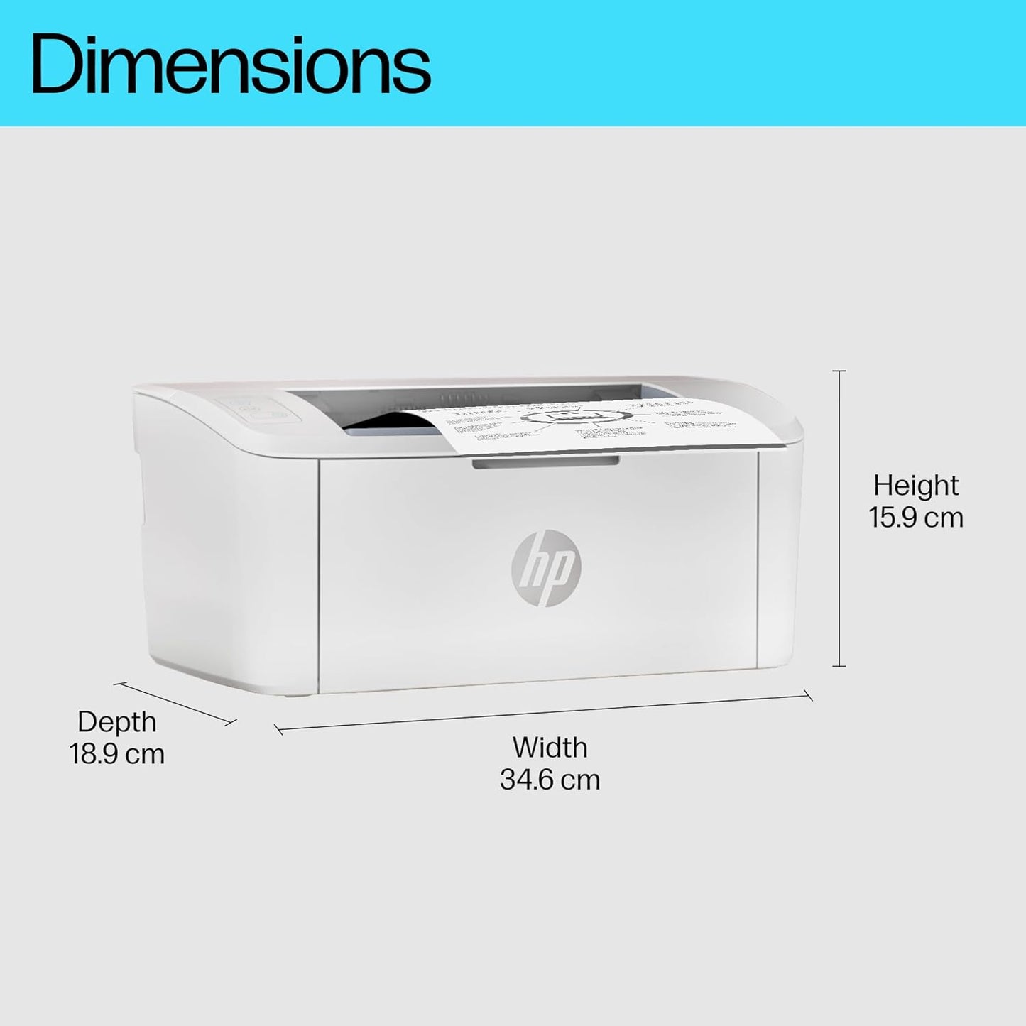 HP LaserJet M110W Wireless Mono Laser Printer | Compact Design | WiFi Printer - Free Shipping Worldwide
