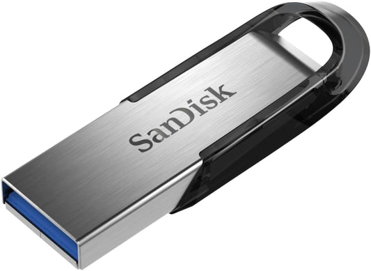 SanDisk 512GB (high capacity) Ultra Flair USB 3.0 Flash Drive USB stick, Memory stick with transfer speeds up to 150 MB/s, Password protection, Durable, Sleek Metal Casing Silver/Black - Free Shipping Worldwide